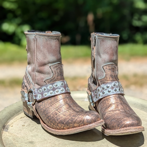 New Freebird Ramone boots, size 8 "Blush multi" - Picture 2 of 5